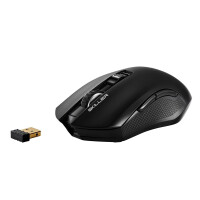 Sharkoon Skiller SGM3 - rechts - Optisch - RF Wireless + USB Type-A - 6000 DPI - Schwarz