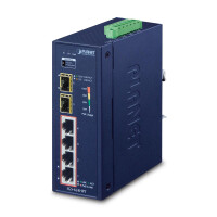 Planet IP30 Industrial 4* 1000TP PoE+ 2* 100/1000X SFP...