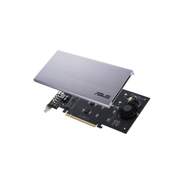 ASUS HYPER M.2 X16 CARD V2 - PCIe - M.2 - PCIe 3.0 - 128 Gbit/s - 202 mm - 13 mm