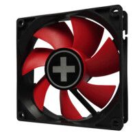 Xilence XPF80.R - Ventilator - 8 cm - 15000 RPM - 17 dB - 18,61 cfm - Schwarz - Rot