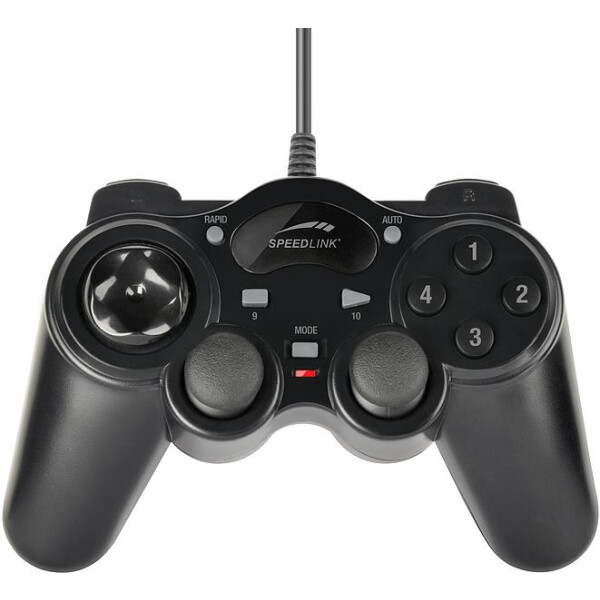 SPEEDLINK THUNDERSTRIKE - Gamepad - PC - Analog / Digital - Kabelgebunden - USB - Schwarz