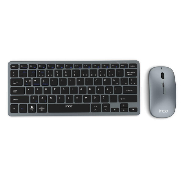 Cian Technology GmbH INCA Tastatur IBK-572BT BT 2.4G Smart Grau 3.0/5.0+2.4 GHz