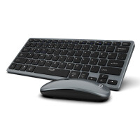 Cian Technology GmbH INCA Tastatur IBK-572BT BT 2.4G Smart Grau 3.0/5.0+2.4 GHz