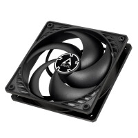 Arctic P12 PWM PST Value Pack (Black/Black) Pressure-optimised 120 mm Fan with PWM PST - Ventilator - 12 cm - 1800 RPM - 0,3 Sone - 56,3 cfm - 95,65 m³/h