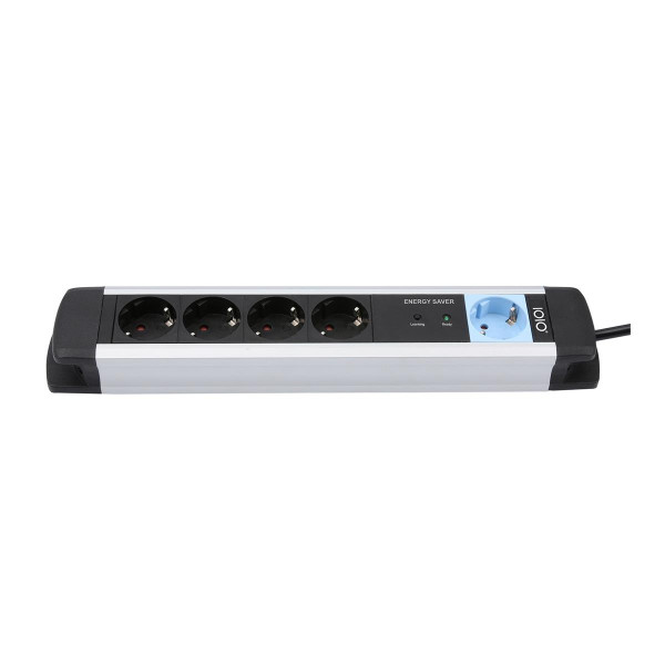 Olympia MS 2500 - 1,5 m - 5 AC-Ausgänge - Indoor - 1,5 mm² - Aluminium - Schwarz - Silber