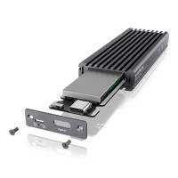 ICY BOX IB-1817MC-C31 - SSD-Gehäuse - M.2 - PCI Express 3.0 - Serial ATA III - 10 Gbit/s - USB Anschluss - Grau