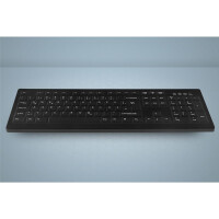 Active Key AK-C8100 - Volle Größe (100%) - Kabelgebunden - USB - Membran Key Switch - QWERTZ - Schwarz