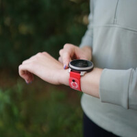 Suunto 22 ATH5 SILICONE STRAP LAVA RED S+M