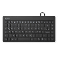 KeySonic KSK-3230IN - Mini - USB - QWERTY - Schwarz