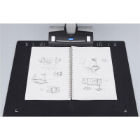Fujitsu ScanSnap SV600 - 432 x 300 mm - 285 x 218 DPI - Graustufen - Monochrom - Overhead-Scanner - Schwarz - Weiß - CCD