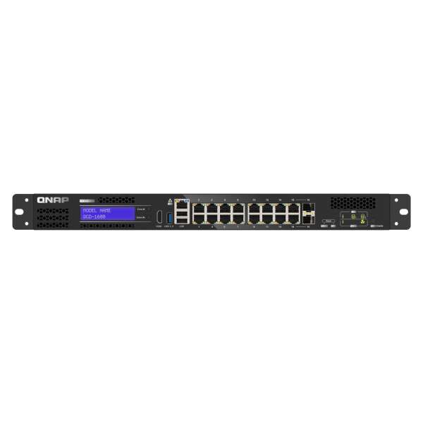 QNAP QGD-1600 16 1GbE ports with 2 RJ45