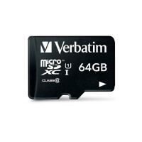 Verbatim Premium - 64 GB - MicroSDXC - Klasse 10 - 70 MB/s - Schwarz