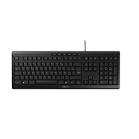 Cherry STREAM - Volle Größe (100%) - USB - Mechanischer Switch - AZERTY - Schwarz