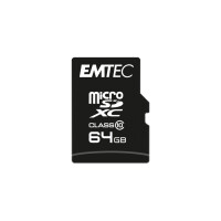 EMTEC Micro SDHC ECMSDM64GXC10CG - 64 GB - MicroSDHC -...