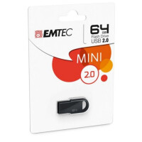 EMTEC D250 Mini - 64 GB - USB Typ-A - 2.0 - Ohne Deckel -...