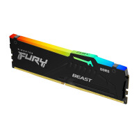 Kingston FURY Beast RGB - 16 GB - 1 x 16 GB - DDR5 - 4800 MHz - 288-pin DIMM