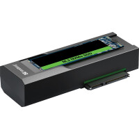 SANDBERG USB-3 Cloner+Dock M2+NVMe+SATA - SSD - SATA - Serial ATA II - Serial ATA III - 2.5,3.5,M.2 - USB 3.2 Gen 2 (3.1 Gen 2) Type-C - 10 Gbit/s - Schwarz
