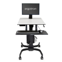 Ergotron WorkFit-C - Single LD Sit-Stand Workstation -...