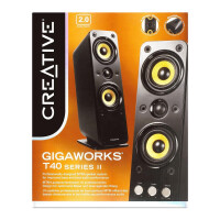 Creative Labs Labs GigaWorks T40 Series II - 2.0 Kan&auml;le - 32 W - 50 - 20000 Hz - Schwarz