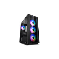 Deepcool Matrexx 50 ADD-RGB 4F - Midi Tower - PC - Schwarz - ATX - EATX - micro ATX - Mini-ITX - ABS Synthetik - SPCC - Geh&auml;rtetes Glas - Gaming