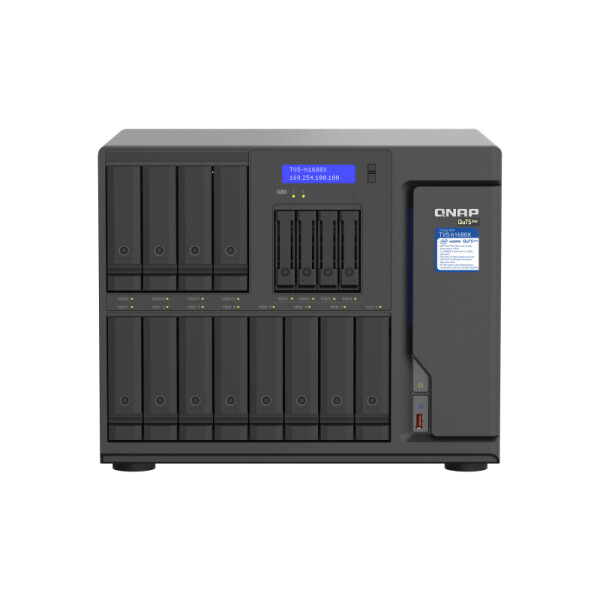 QNAP TVS-h1688X - NAS - Tower - Intel® Xeon® - W-1250 - Schwarz