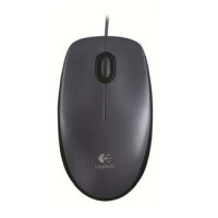 Logitech Mouse M90 - Beidh&auml;ndig - Optisch - USB Typ-A - 1000 DPI - Grau