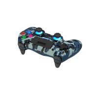DragonShock Controller Mizar Wireless blau camo PS4