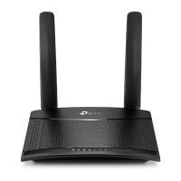 TP-LINK TL-MR100 - Wi-Fi 4 (802.11n) - Einzelband (2,4GHz) - Eingebauter Ethernet-Anschluss - 3G - Schwarz - Tabletop-Router