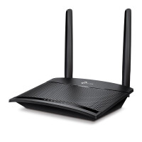 TP-LINK TL-MR100 - Wi-Fi 4 (802.11n) - Einzelband (2,4GHz) - Eingebauter Ethernet-Anschluss - 3G - Schwarz - Tabletop-Router