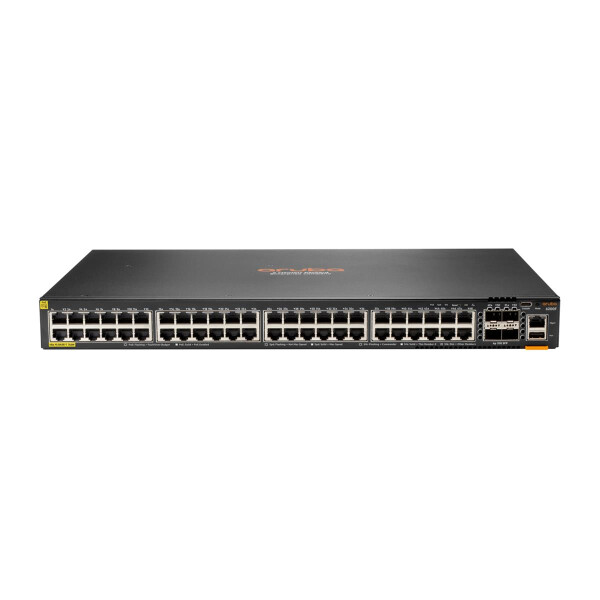 HPE CX 6200F 48G Class-4 PoE 4SFP+ 740W - Managed - L3 - Gigabit Ethernet (10/100/1000) - Power over Ethernet (PoE) - Rack-Einbau - 1U