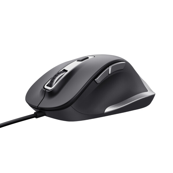 Trust Fyda - rechts - Optisch - USB Typ-A - 5000 DPI - Schwarz
