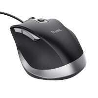 Trust Fyda - rechts - Optisch - USB Typ-A - 5000 DPI - Schwarz