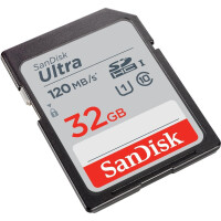 SanDisk Ultra - 32 GB - SDHC - Klasse 10 - UHS-I - 120 MB/s - Class 1 (U1)