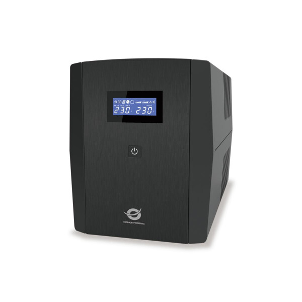 Conceptronic ZEUS 2200VA 1320W USV - IEC + schuko - Line-Interaktiv - 2,2 kVA - 1320 W - 220 V - 240 V - 220 V
