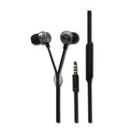 ACV In-Ear Stereo-Headset"Luxury" - anthrazit Zipper-Style