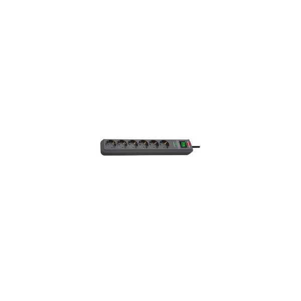 Brennenstuhl 1159710515 - 5 m - 6 AC-Ausgänge - Indoor - Typ F - IP20 - Anthrazit