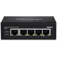 TRENDnet TI-E50 - Unmanaged - Fast Ethernet (10/100) - Vollduplex - Wandmontage