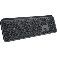 Logitech MX Keys S - Volle Größe (100%) - RF Wireless + Bluetooth - Scherenschlüsselschalter - QWERTZ - LED - Graphit