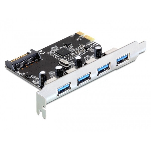 Delock PCI Express Card > 4 x USB 3.0 - USB-Adapter - PCI Express 2.0 x1