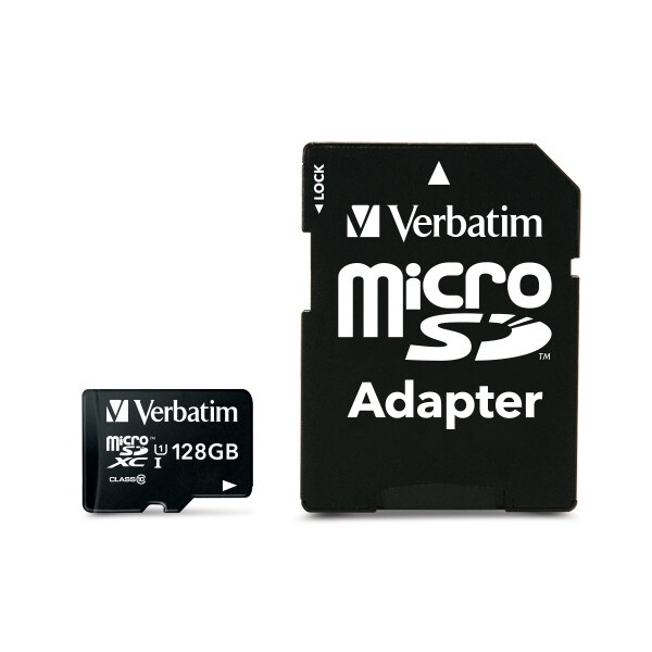 Verbatim Premium - Flash-Speicherkarte (SD-Adapter inbegriffen) - 128 GB