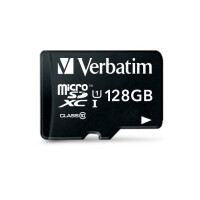 Verbatim Premium - Flash-Speicherkarte (SD-Adapter inbegriffen) - 128 GB