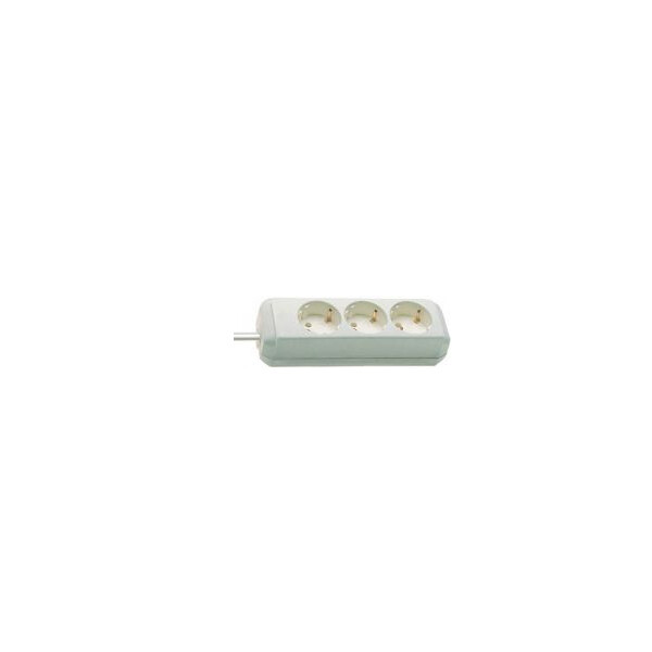 Brennenstuhl Eco-Line - 5 m - 3 AC-Ausgänge - Weiß - Weiß