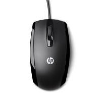 HP HPX500 Maus mit Kabel - Optisch - USB Typ-A - Schwarz