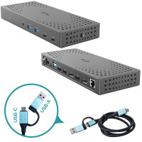 i-tec USB 3.0 / USB-C / Thunderbolt - 3x 4K Docking...