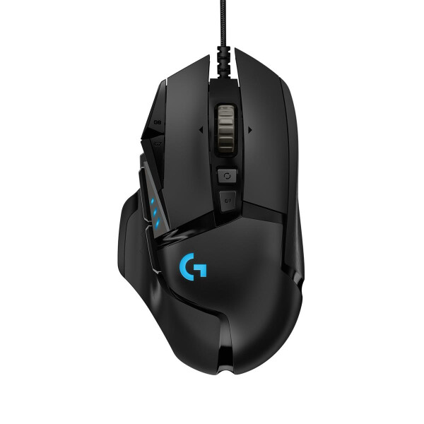 Logitech G G502 Hero - rechts - Optisch - USB Typ-A - 25600 DPI - 1 ms - Schwarz