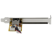 StarTech.com Mini PCI Express Gigabit Ethernet Netzwerkkarte - mini PCIe NIC Lan Adapter Karte - Eingebaut - Kabelgebunden - Mini PCI Express - Ethernet - 1000 Mbit/s