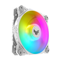 ASUS TUF GAMING TF120 ARGB WHITE EDITION - Luftk&uuml;hlung - 12 cm - 250 RPM - 1900 RPM - 29 dB - 76 cfm