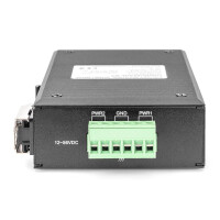 DIGITUS Industrieller Gigabit Medien Konverter RJ45, SFP