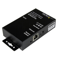StarTech.com 1 Port RS232 Seriel Ethernet Geräteserver - PoE Power over Ethernet - 10/100Base-T(X) - 100 - 240 V - 12 V - 0,1 A - 100 mA - Typ M