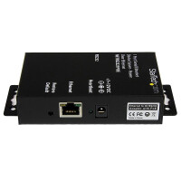 StarTech.com 1 Port RS232 Seriel Ethernet Ger&auml;teserver - PoE Power over Ethernet - 10/100Base-T(X) - 100 - 240 V - 12 V - 0,1 A - 100 mA - Typ M